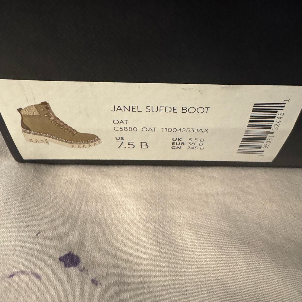 Coach Janel Suede Boot NWT Size 7.5